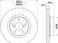 Disc frana SUBARU FORESTER (SG) (2002 - 2016) KRIEGER 0950004109 piesa NOUA