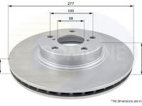 Disc frana SUBARU FORESTER (SH) (2008 - 2016) COMLINE ADC0811V piesa NOUA