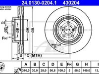 Disc frana SUBARU FORESTER SJ ATE 24013002041