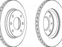 Disc frana SUBARU FORESTER SJ FERODO DDF154