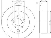 Disc frana SUBARU FORESTER SJ TEXTAR 92262003