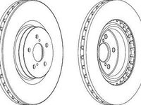 Disc frana SUBARU IMPREZA combi GG FERODO DDF1748