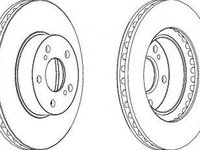 Disc frana SUBARU IMPREZA combi GG FERODO DDF485