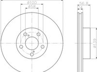 Disc frana SUBARU IMPREZA combi GG TEXTAR 92094603