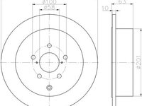 Disc frana SUBARU IMPREZA hatchback (GP) - OEM - QUARO: QD8075 - Cod intern: W02605639 - LIVRARE DIN STOC in 24 ore!!!