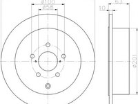 Disc frana SUBARU IMPREZA Hatchback (GR, GH, G3) (2007 - 2016) HELLA PAGID 8DD 355 116-421 piesa NOUA