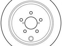 Disc frana SUBARU IMPREZA hatchback (GR, GH, G3), SUBARU FORESTER (SH), SUBARU OUTBACK combi (BM, BR) - JURID 562660JC