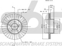 Disc frana SUBARU IMPREZA limuzina GC sbs 1815204409