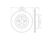 Disc frana Subaru IMPREZA limuzina (GD) 2000-2016 #2 0986479T56