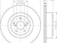 Disc frana SUBARU IMPREZA limuzina (GD, GG), SUBARU IMPREZA combi (GD, GG), SUBARU OUTBACK combi (BL, BP) - MINTEX MDC1876