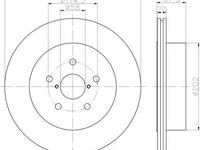 Disc frana SUBARU IMPREZA limuzina (GD, GG) - TEXTAR 92227803