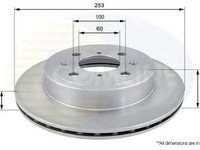 Disc frana SUBARU JUSTY III G3X COMLINE ADC0920V