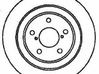 Disc frana SUBARU LEGACY Mk II (BD, BG), SUBARU LEGACY combi (BC, BJF), SUBARU LIBERTY I (BC) - JURID 561735JC