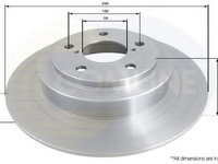 Disc frana SUBARU OUTBACK (BE, BH) (1998 - 2003) COMLINE ADC0817 piesa NOUA