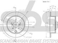 Disc frana SUBARU XV SBS 1815204422