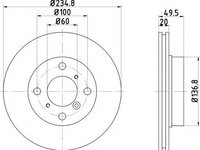 Disc frana SUZUKI ALTO Mk III (EF), SUZUKI BALENO hatchback (EG), SUZUKI ESTEEM (EG) - TEXTAR 92093200