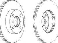 Disc frana SUZUKI BALENO combi EG FERODO DDF1396