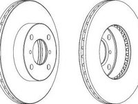 Disc frana SUZUKI BALENO (EG) (1995 - 2002) FERODO DDF1396