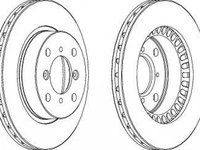 Disc frana SUZUKI BALENO EG FERODO DDF978