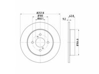 Disc frana Suzuki IGNIS (FH) 2000-2005 #2 0986479U95