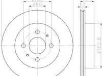 Disc frana SUZUKI IGNIS (FH), SUZUKI IGNIS II, CHEVROLET CRUZE - TEXTAR 92131200