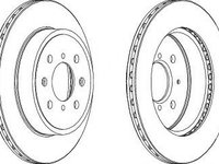 Disc frana SUZUKI IGNIS II (2003 - 2016) FERODO DDF1509