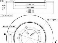 Disc frana SUZUKI JIMNY SIERRA (FJ) - BREMBO 08.B304.10