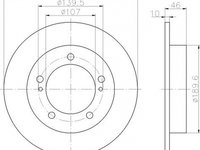 Disc frana SUZUKI SAMURAI SJ TEXTAR 92036600