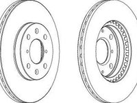 Disc frana SUZUKI SWIFT III MZ EZ FERODO DDF1520