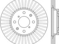 Disc frana SUZUKI SWIFT III (MZ, EZ), OPEL AGILA (B) (H08), SUZUKI SPLASH - JURID 562456JC