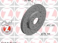 Disc frana SUZUKI SWIFT III (MZ, EZ) - ZIMMERMANN 540.2496.52