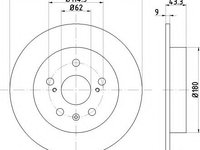 Disc frana SUZUKI SX4 (EY, GY) (2006 - 2016) Textar 92225303