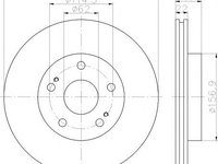 Disc frana SUZUKI SX4 (EY, GY), SUZUKI SX4 limuzina (GY) - MINTEX MDC2179