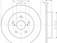 Disc frana SUZUKI SX4 limuzina GY TEXTAR 92222300