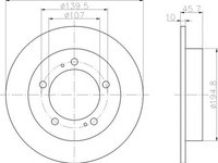 Disc frana SUZUKI VITARA Cabrio ET TA TEXTAR 92066003