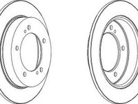 Disc frana SUZUKI X-90 (EL) (1995 - 1997) FERODO DDF351