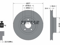 Disc frana TEXTAR 92094603