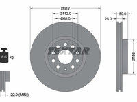 Disc frana TEXTAR 92120505