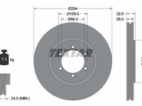 Disc frana TEXTAR 92162600