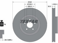 Disc frana TEXTAR 92167900