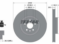 Disc frana TEXTAR 92168203