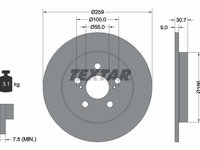 Disc frana TEXTAR 92224003