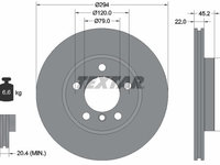 Disc frana TEXTAR 92277805