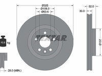 Disc frana TEXTAR 92278605