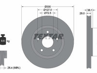 Disc frana TEXTAR 92278905