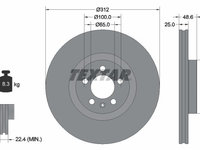 Disc frana TEXTAR 92303303