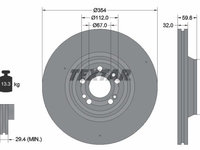 Disc frana TEXTAR 92306005