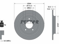 Disc frana TEXTAR 92316303