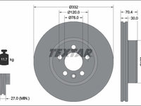 Disc frana TEXTAR 92345105