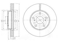 Disc frana TOYOTA AURIS NRE15 ZZE15 ADE15 ZRE15 NDE15 DELPHI BG4234